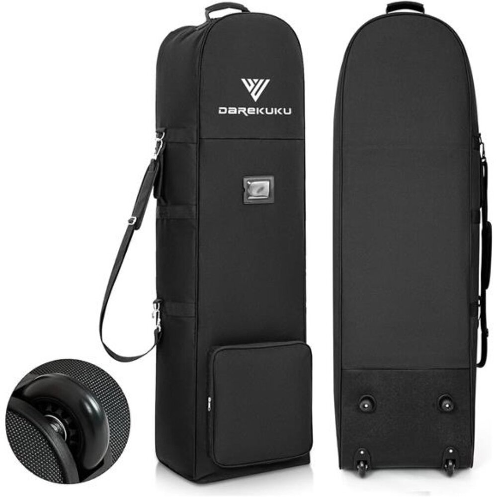 Golf Travel Bags for Airlines with Adjustable Support Rod and Detachable
